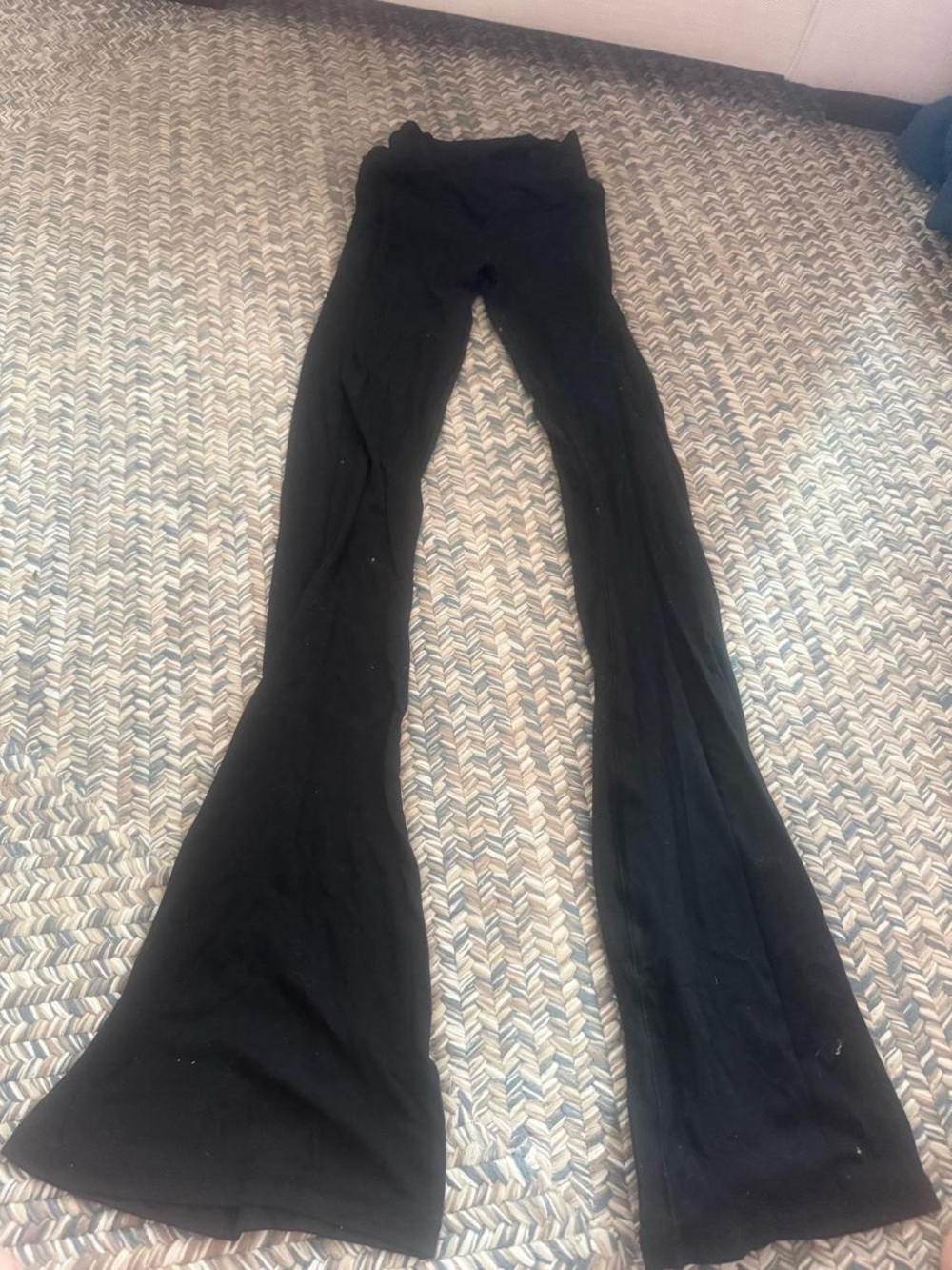 aerie Black Flared Leggings